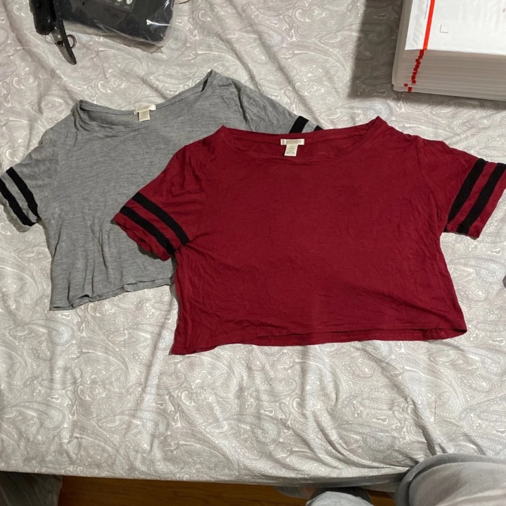 Cute Airy Breathable Crop Tees Bundle